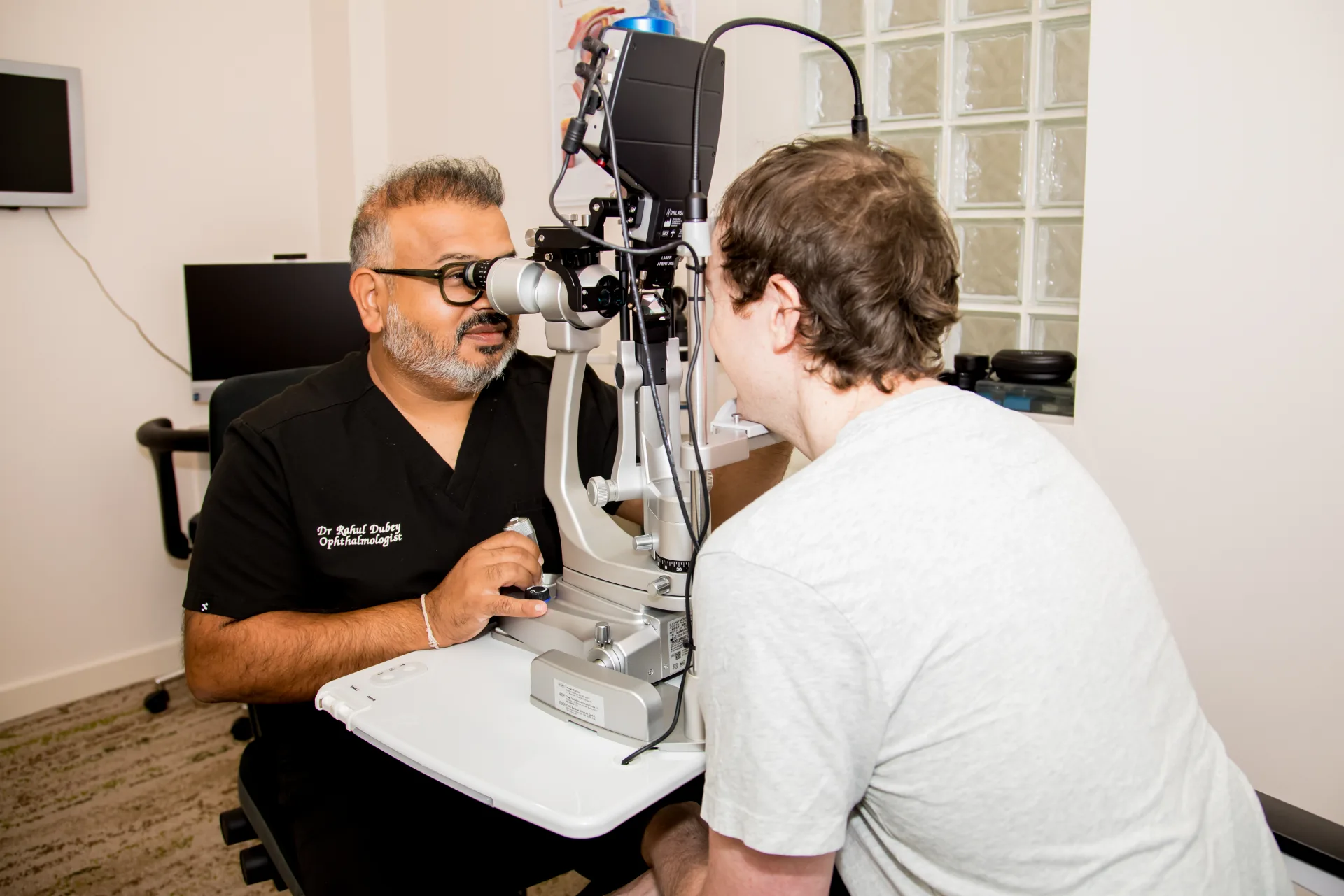 Specialist eye examination and clinical care