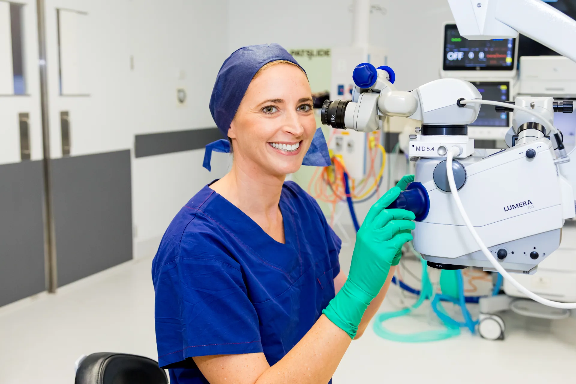 Specialist eye examination and clinical care