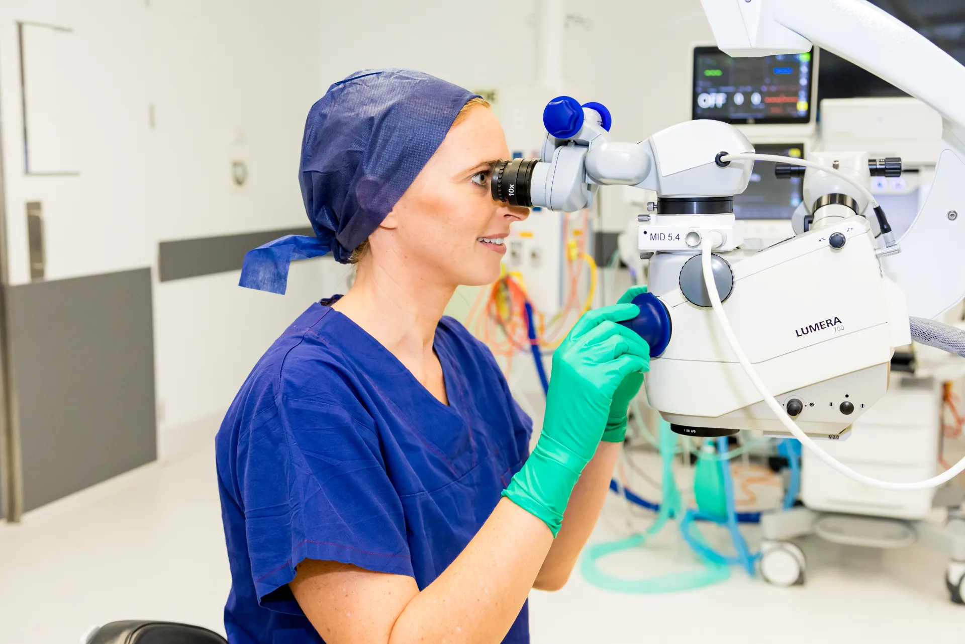 Specialist eye examination and clinical care